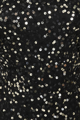 Matilda Sequin Maxi Dress in Black