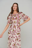 Tori Floral Sequin Maxi Dress