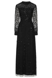 Willow Black Embellished Maxi Dress