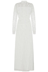 Willow Embellished Maxi Dress in White